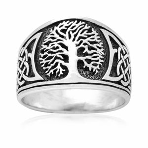 Silver Yggdrasil / Tree of Life Ring