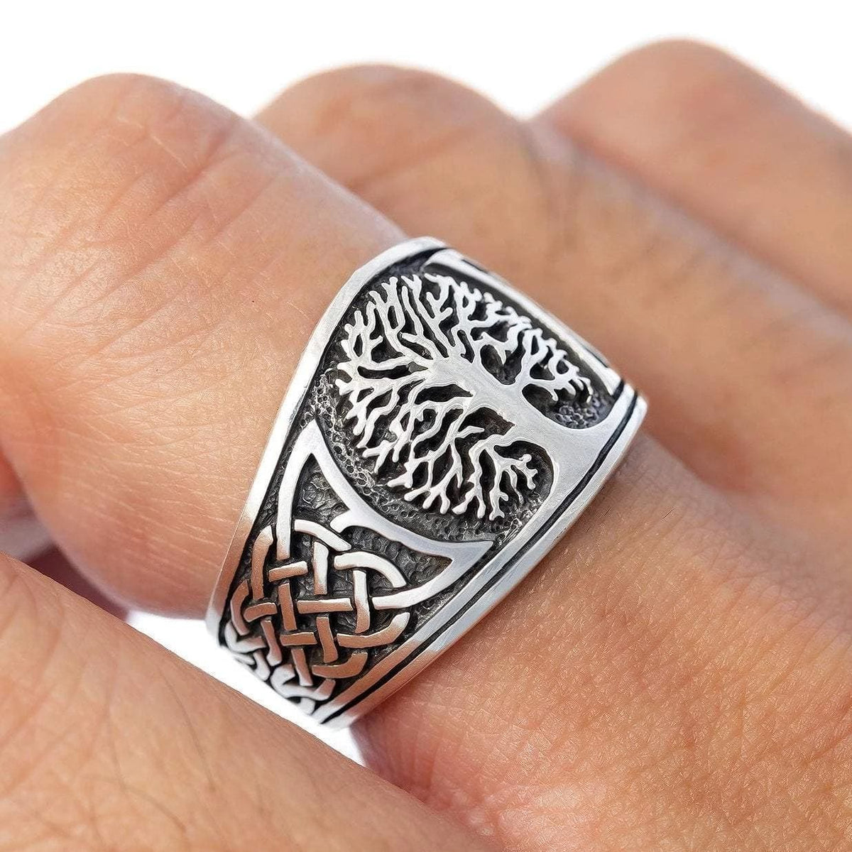 Silver Yggdrasil / Tree of Life Ring