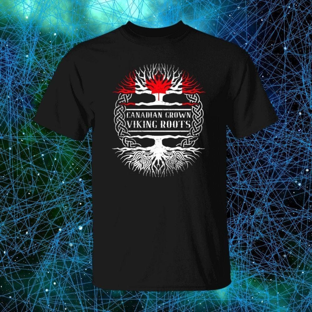 Canadian Grown Viking Roots T-Shirt-T-Shirts-Norse Spirit