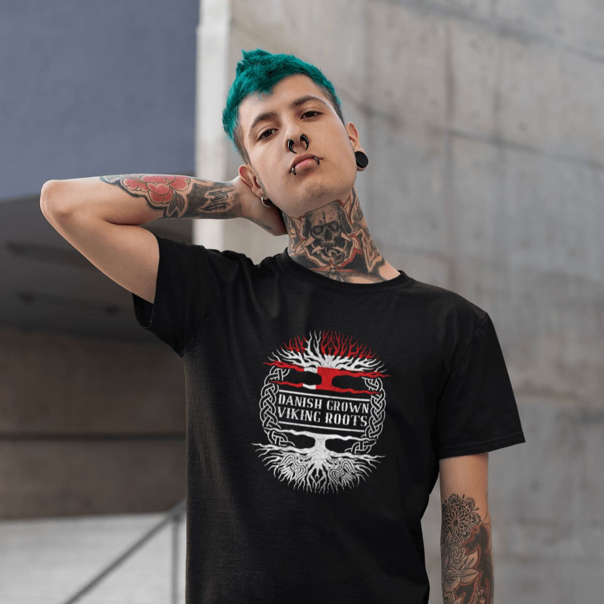 Danish Grown Viking Roots T-Shirt-T-Shirts-Norse Spirit