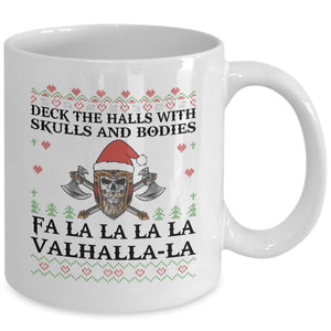 Deck The Halls Christmas Mug White-Mug-Norse Spirit