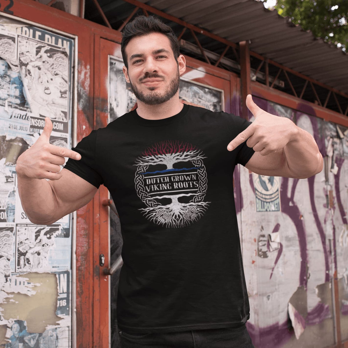 Dutch Grown Viking Roots T-Shirt-T-Shirts-Norse Spirit