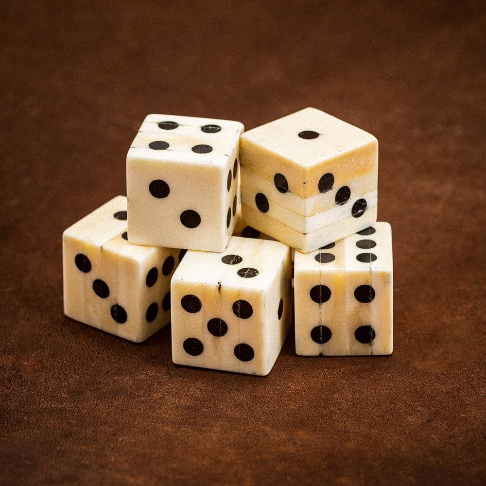 Handmade Bone Dice-Viking Collectables-Norse Spirit