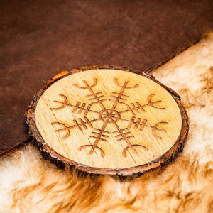 Handmade Wooden Coaster Set-Viking Collectables-Norse Spirit