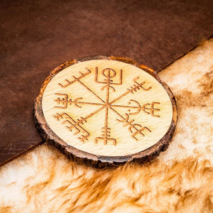 Handmade Wooden Coaster Set-Viking Collectables-Norse Spirit