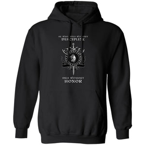He Who Lives Without Discipline Black Viking Hoodie