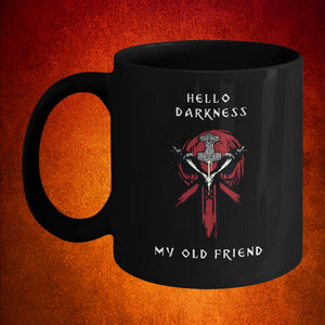Hello Darkness Black Mug-Mug-Norse Spirit