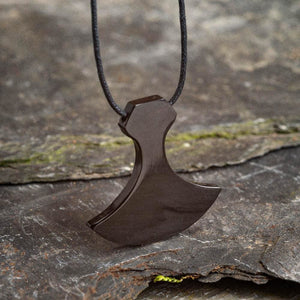 Horn Axe Head With Triquetra Necklace-Viking Necklace-Norse Spirit