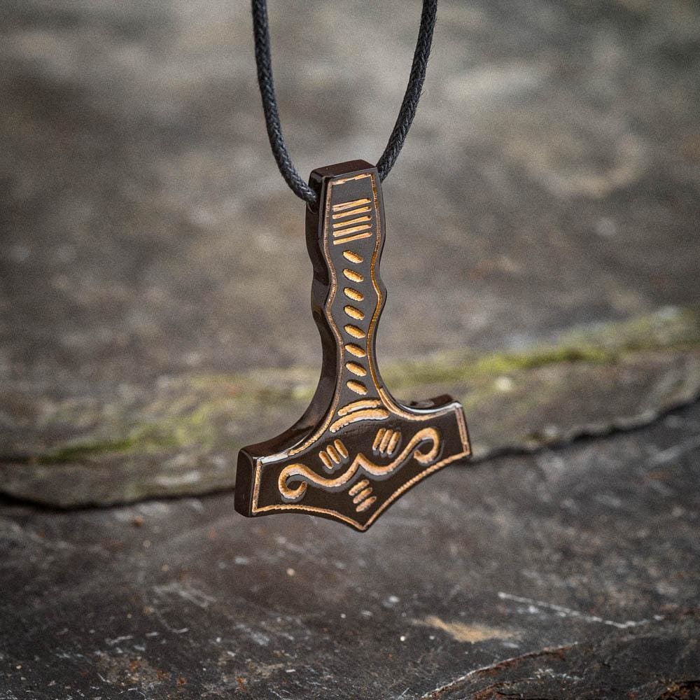 Fox-Themed Sterling Silver Thor's Hammer Necklace from India - Thor Fox |  NOVICA