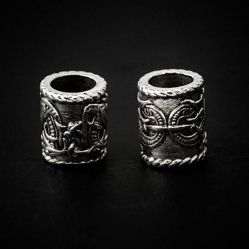 Large Viking Dragon Hair and Beard Bead-Viking Jewelry-Norse Spirit