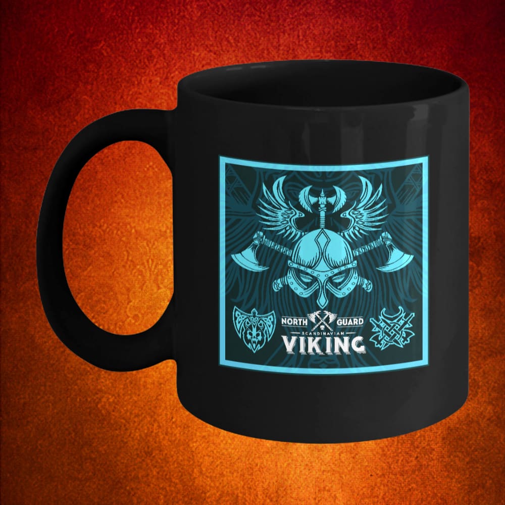 Northguard Viking Black Mug-Mug-Norse Spirit