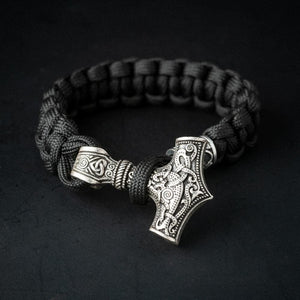 Paracord Mjolnir Bracelet-Viking Bracelet-Norse Spirit