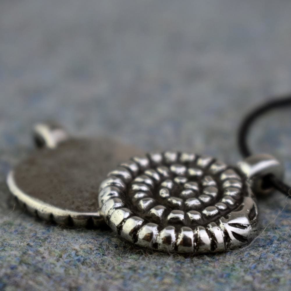 Pewter Jormungand Necklace-Viking Necklace-Norse Spirit