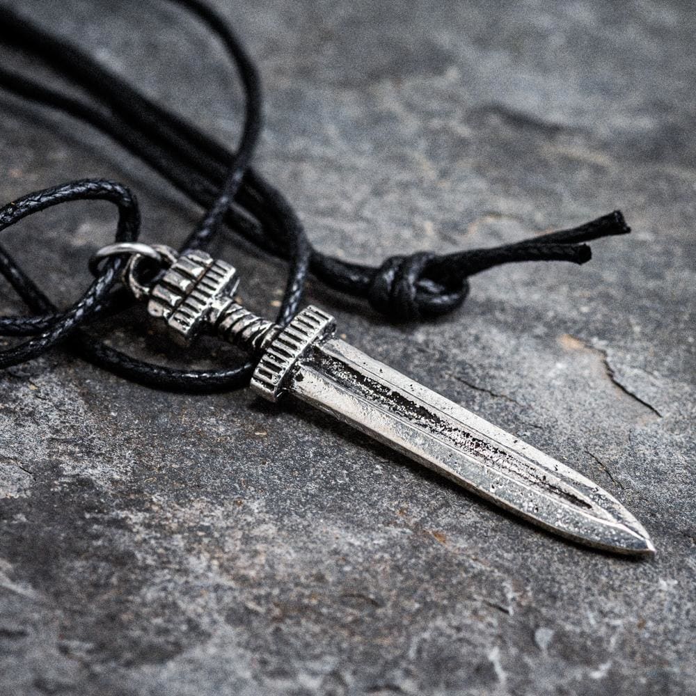 Pewter Sword Necklace - Handcrafted in the UK - Norse Spirit