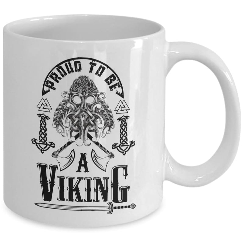 Proud To Be A Viking White Mug - Norse Spirit