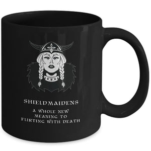 Shieldmaidens Black Mug
