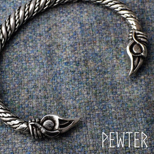 Small Pewter Odin's Raven Bracelet