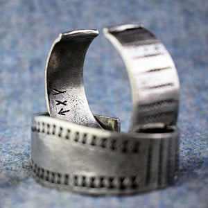 Small Pewter Viking Cuff Bracelet