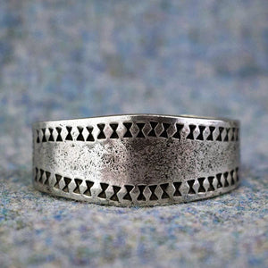 Small Pewter Viking Cuff Bracelet