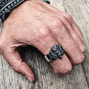 Stainless Steel Arrow Head Ring-Norse Spirit