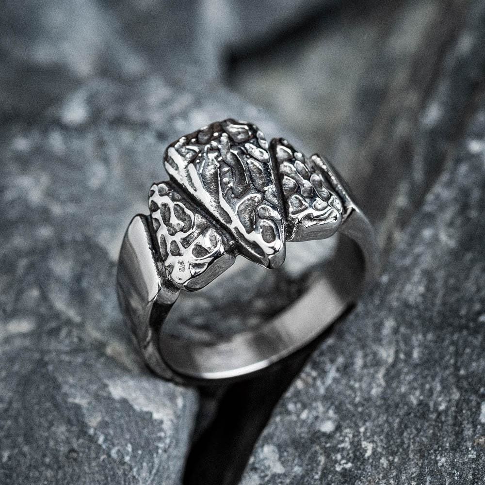 Stainless Steel Arrow Head Ring-Viking Ring-Norse Spirit