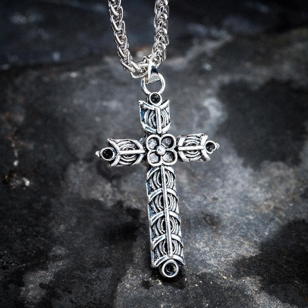 Stainless Steel Athelstan’s Cross Necklace - Norse Spirit