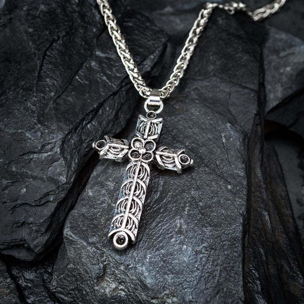 Stainless Steel Athelstan’s Cross Necklace - Norse Spirit