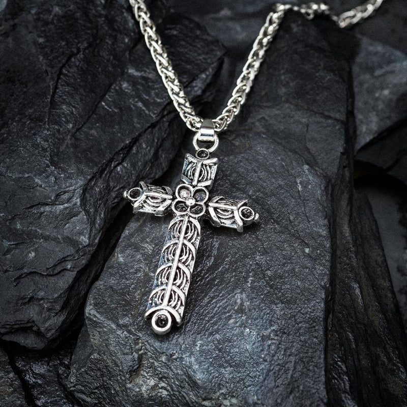Stainless Steel Athelstan’s Cross Necklace - Norse Spirit