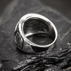 Stainless Steel Bear Paw / Veles Ring-Viking Ring-Norse Spirit