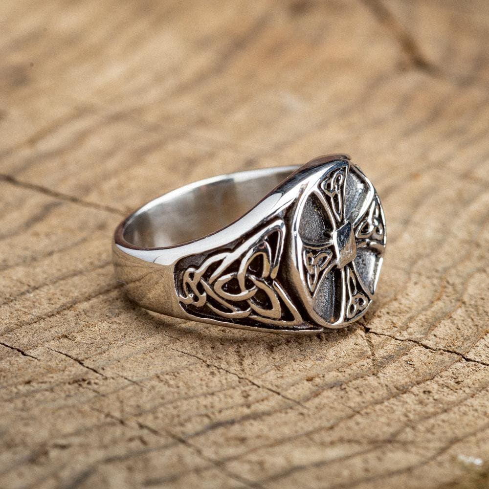 Jude Jewelers Celtic Knot Signet Ring - Stainless Steel Statement Biker Ring For Men & Women, Anniversary Gift