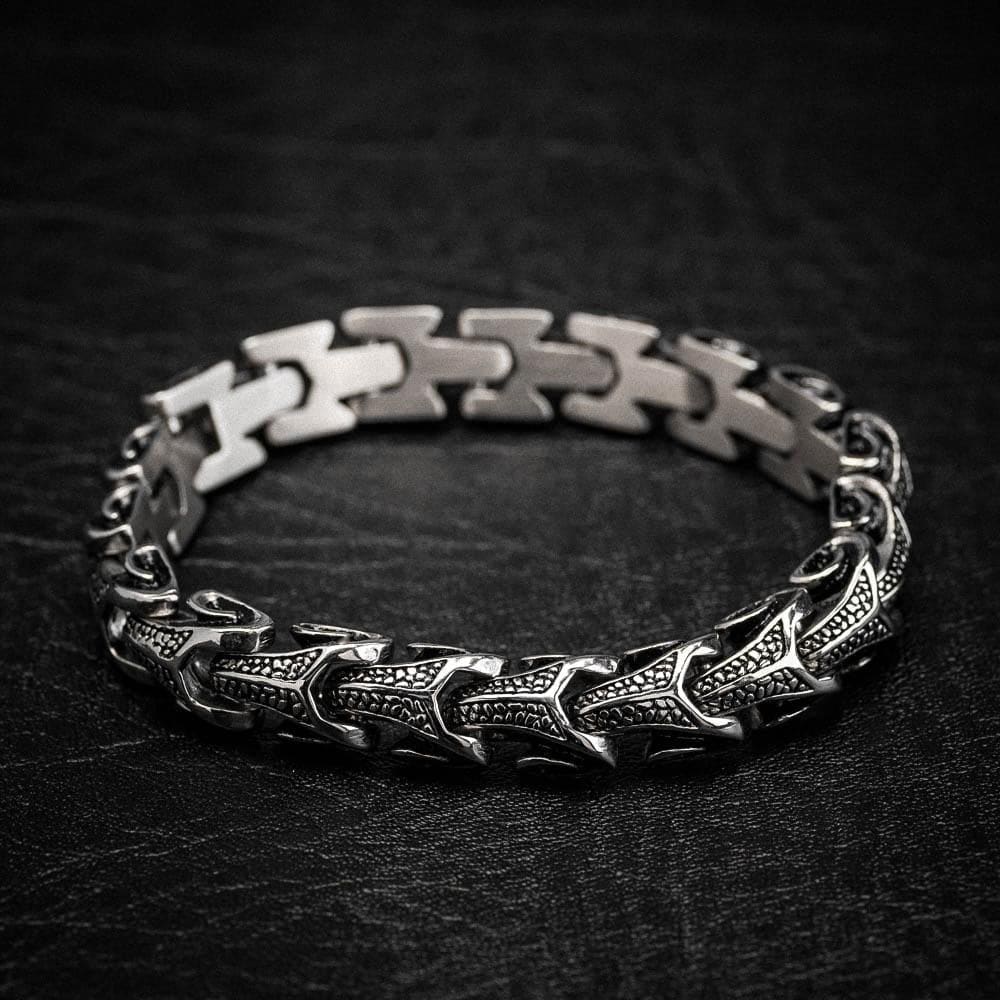 Stainless Steel Dragon Tail Bracelet-Viking Bracelet-Norse Spirit