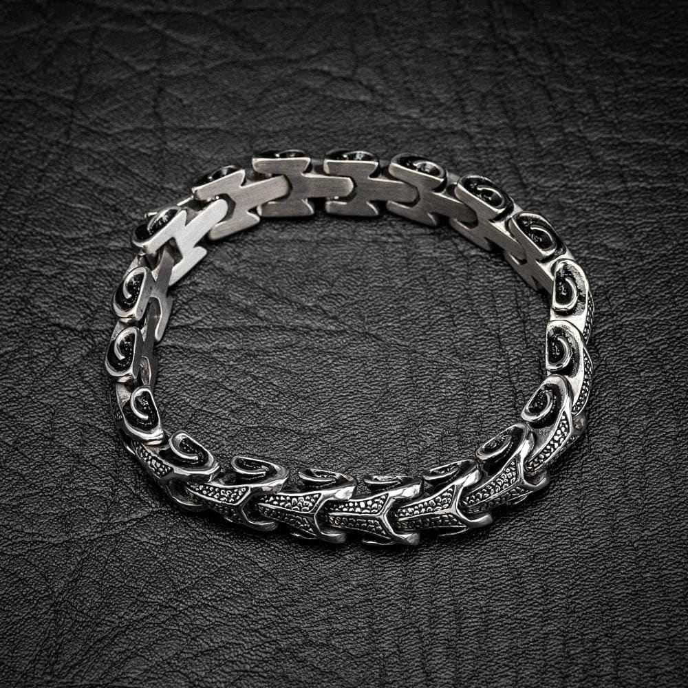 Stainless Steel Dragon Tail Bracelet-Viking Bracelet-Norse Spirit