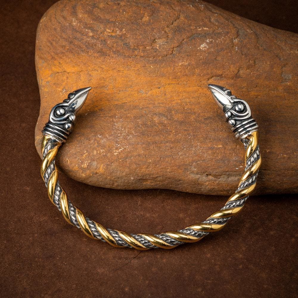 Buy Celtic Deer Head Bracelet in Solid Sterling Silver  Norse/viking/medieval/stag/jewelry/torc Online in India - Etsy
