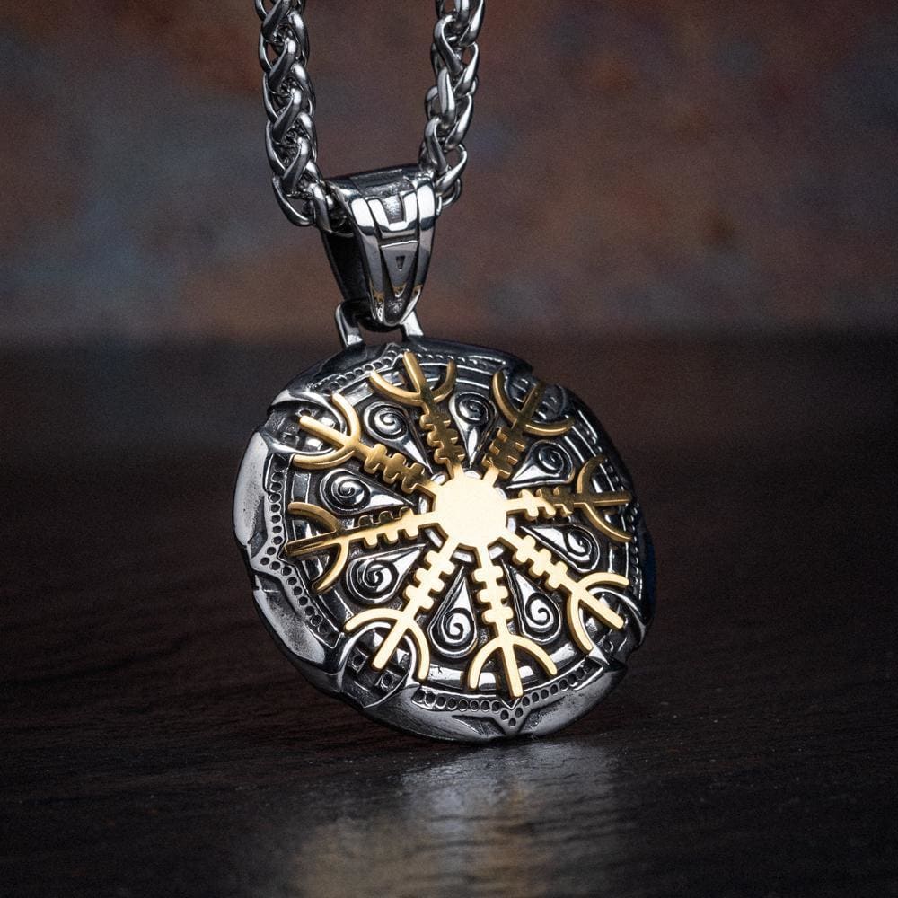 Viking discount shield pendant