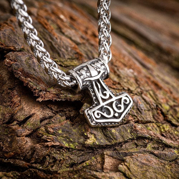 Triquetra Thor's Hammer, Silver
