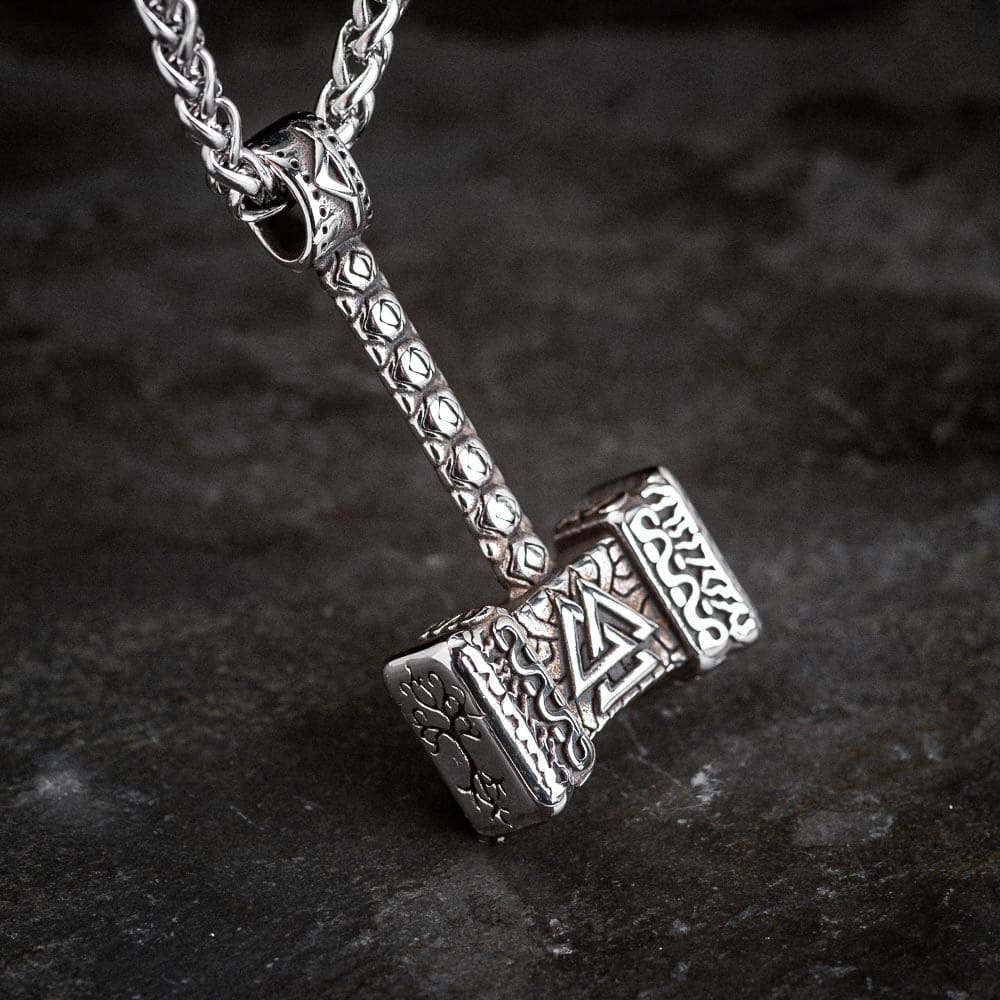 Thor's Hammer Pendant - Necklace (805)