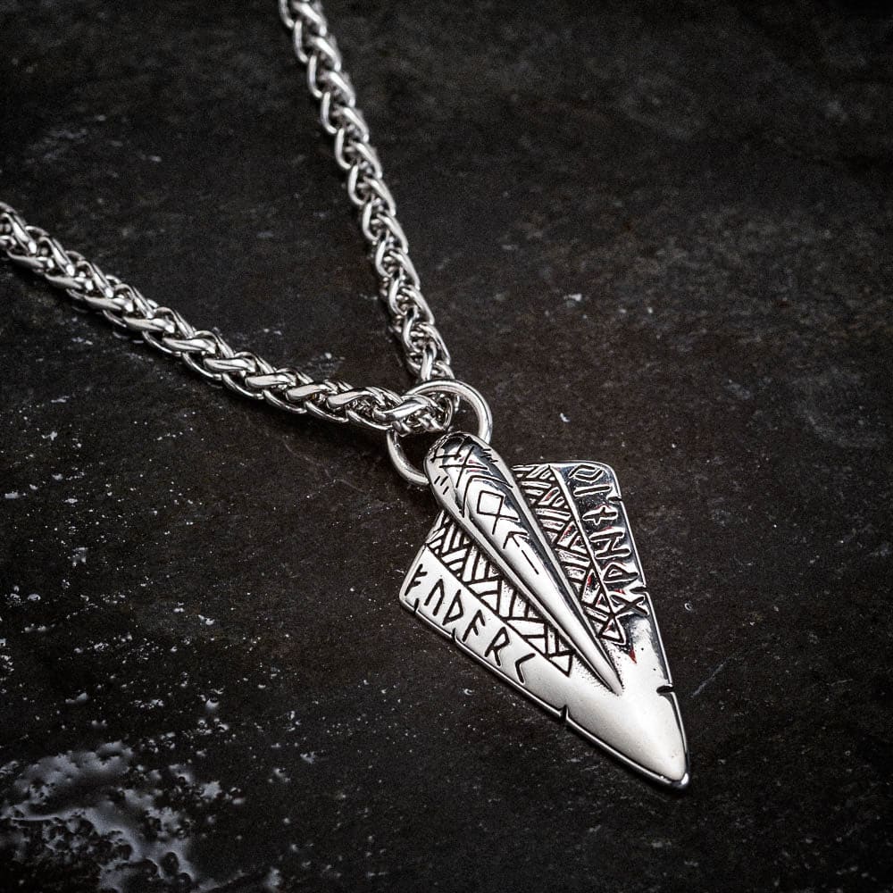 Stainless Steel Odin’s Spear Necklace