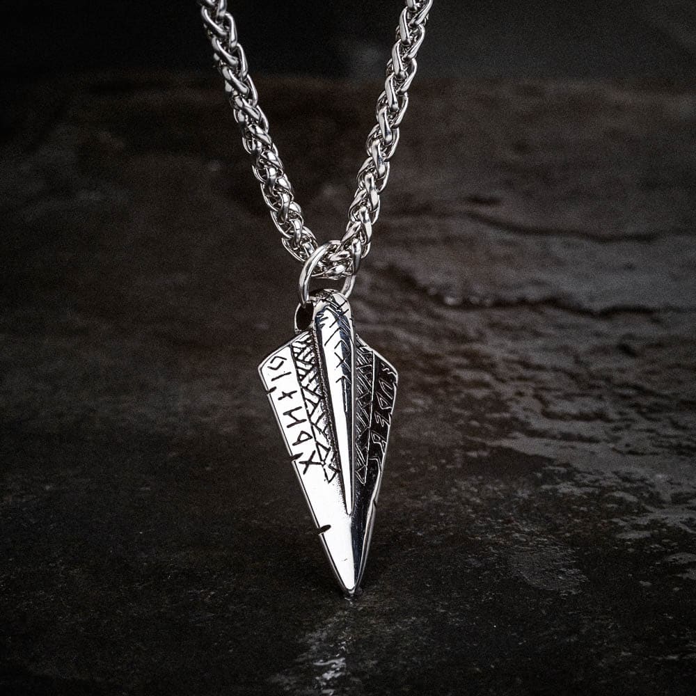 Stainless Steel Odin’s Spear Necklace