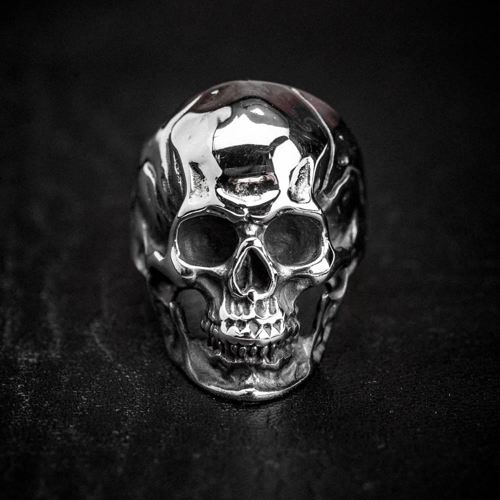 Stainless Steel Skull Ring-Viking Ring-Norse Spirit