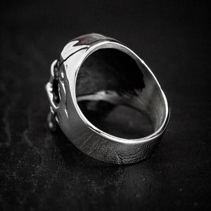 Stainless Steel Skull Ring-Viking Ring-Norse Spirit