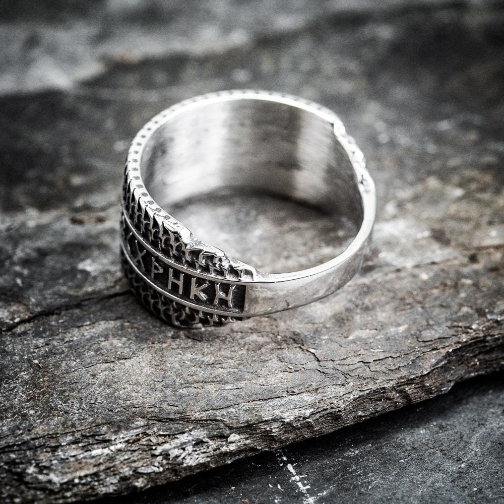 Stainless Steel Viking Rune Ring-Viking Ring-Norse Spirit
