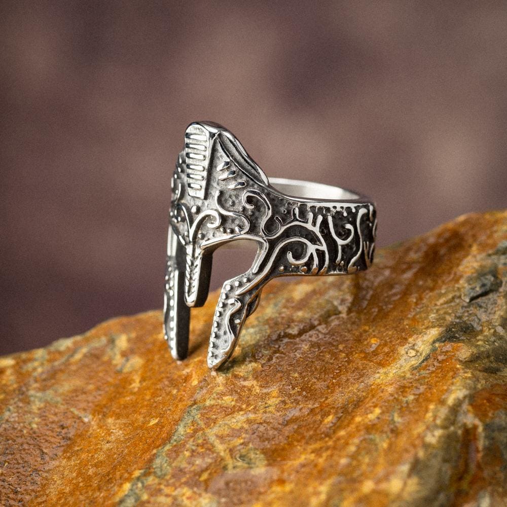 Buy Gladiator Helmet Ring Spartan Warriors Jewelry Inspired by Ancient  Battles Handcrafted Historical Ring for Men and Women Online in India - Etsy