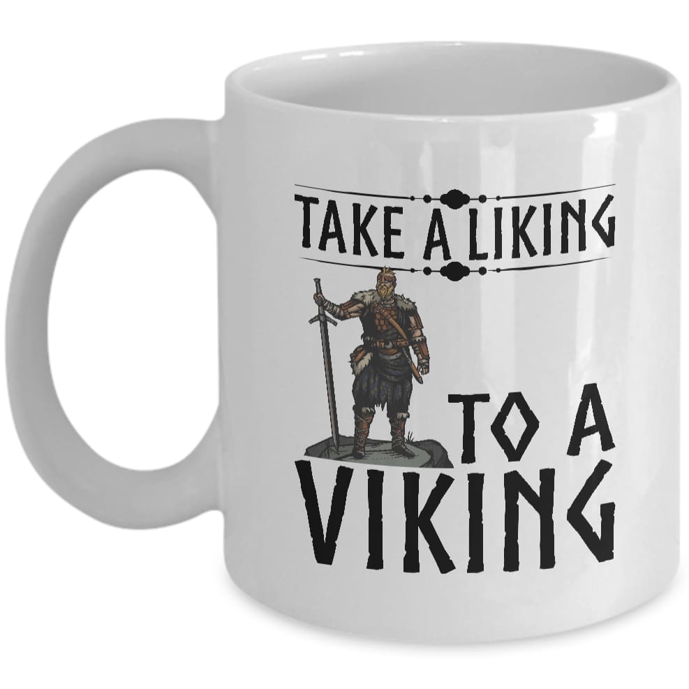 Take A Liking White Mug - Norse Spirit