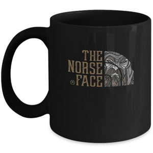 The Norse Face Black Mug-Mug-Norse Spirit