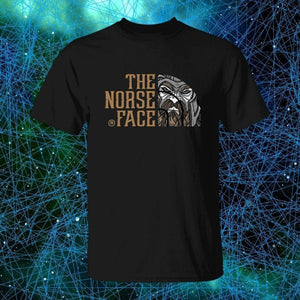 The Norse Face Black T-Shirt-T-Shirts-Norse Spirit