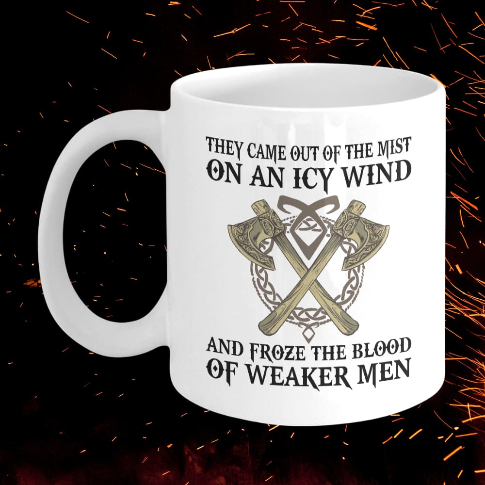 They Came Out of The Mist White Mug-Mug-Norse Spirit