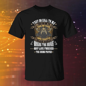 They Do Call To Me Black T-Shirt-T-Shirts-Norse Spirit