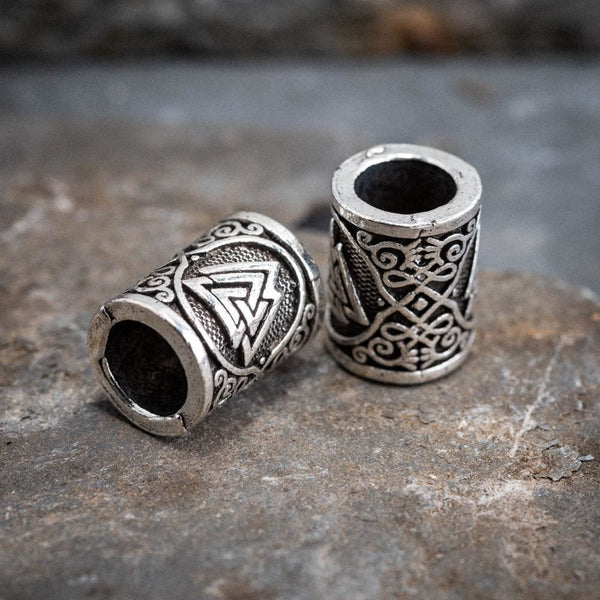 Valknut Beard Ring - Norse Spirit