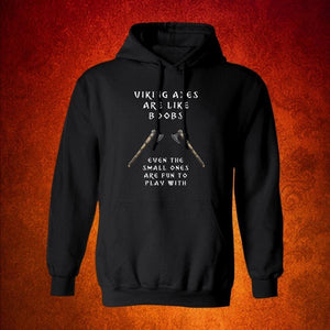 Viking Axes Black Hoodie-Sweatshirts-Norse Spirit