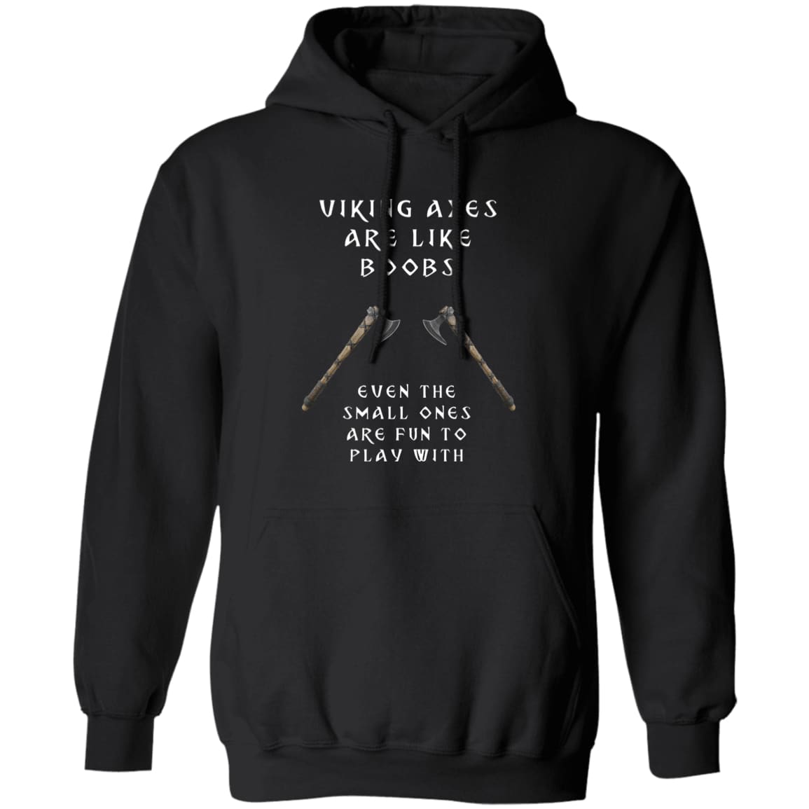 Viking Axes Black Viking Hoodie